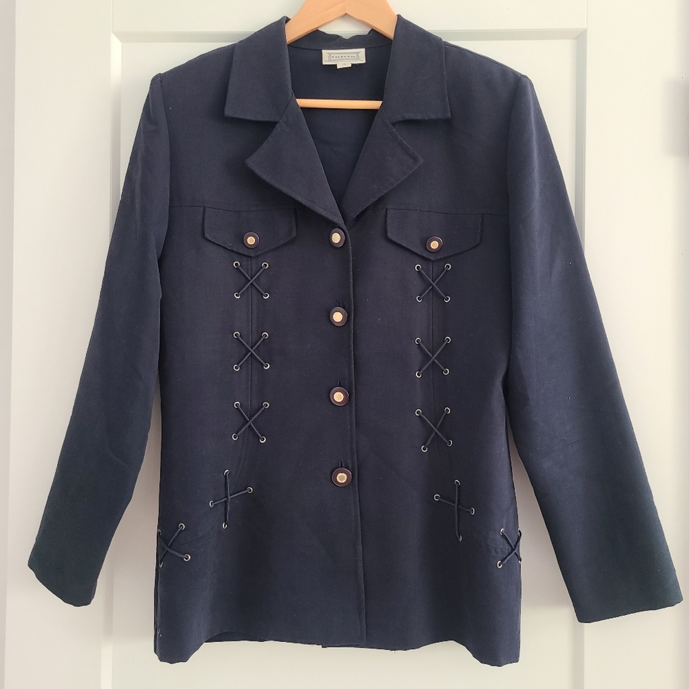 EMBLEM Navy Blue Blazer